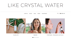 Desktop Screenshot of likecrystalwater.com