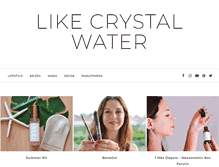 Tablet Screenshot of likecrystalwater.com